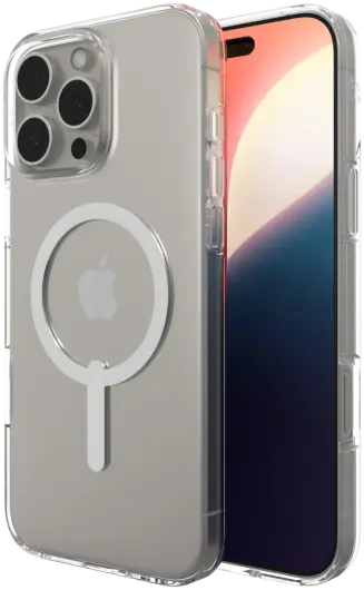ZAGG Crystal Palace Lite Snap iPhone 16 Pro Max Hoesje MagSafe Transparant afbeelding 1