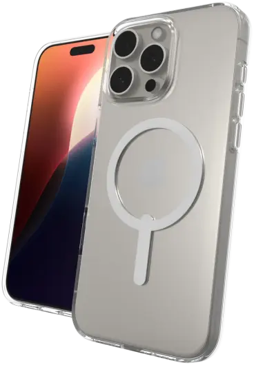 ZAGG Crystal Palace Lite Snap iPhone 16 Pro Max Hoesje MagSafe Transparant afbeelding 2