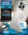 ZAGG Crystal Palace Lite Snap iPhone 16 Pro Max Hoesje MagSafe Transparant afbeelding 7