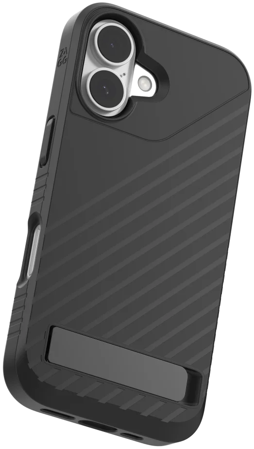 ZAGG Denali Snap Kickstand iPhone 16 Hoesje MagSafe Zwart afbeelding 8