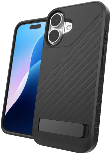 ZAGG Denali Snap Kickstand iPhone 16 Hoesje MagSafe Zwart afbeelding 6
