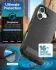 ZAGG Denali Snap Kickstand iPhone 16 Hoesje MagSafe Zwart afbeelding 2