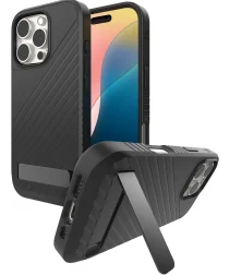 ZAGG Denali Snap Kickstand iPhone 16 Pro Hoesje MagSafe Zwart