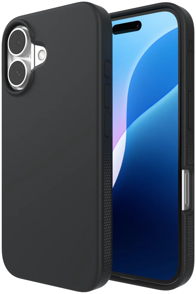 ZAGG Manhattan Snap Apple iPhone 16 Hoesje MagSafe Back Cover Zwart afbeelding 1