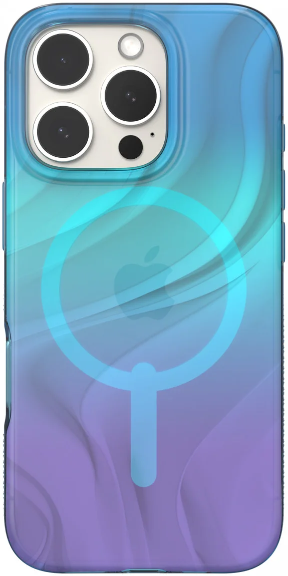 ZAGG Milan Snap iPhone 16 Pro Hoesje MagSafe Back Cover Deep Aurora afbeelding 2