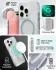 ZAGG Milan Snap iPhone 16 Pro Hoesje MagSafe Back Cover Swirl Glitter afbeelding 4