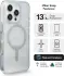 ZAGG Milan Snap iPhone 16 Pro Hoesje MagSafe Back Cover Swirl Glitter afbeelding 7