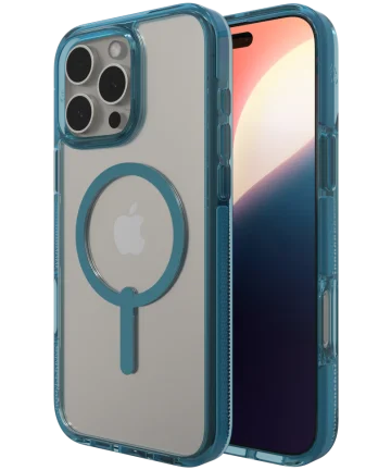 ZAGG Santa Cruz Snap iPhone 16 Pro Max Hoesje MagSafe Back Cover Blauw Hoesjes