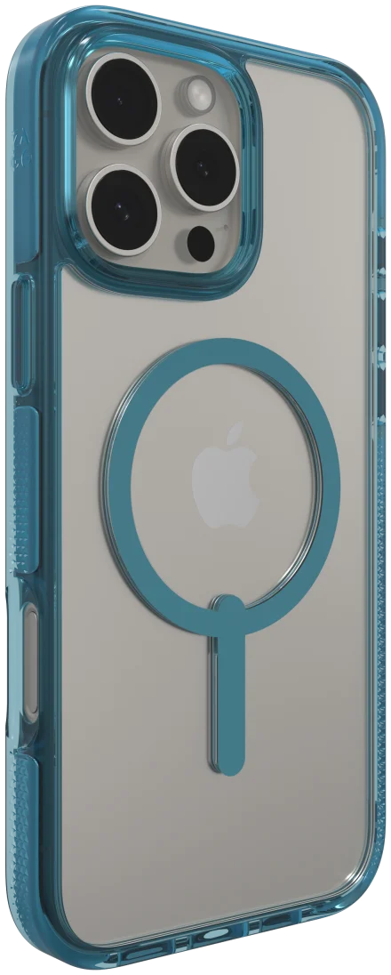 ZAGG Santa Cruz Snap iPhone 16 Pro Max Hoesje MagSafe Back Cover Blauw afbeelding 11
