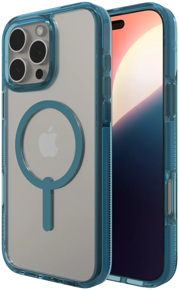 ZAGG Santa Cruz Snap iPhone 16 Pro Max Hoesje MagSafe Back Cover Blauw afbeelding 1
