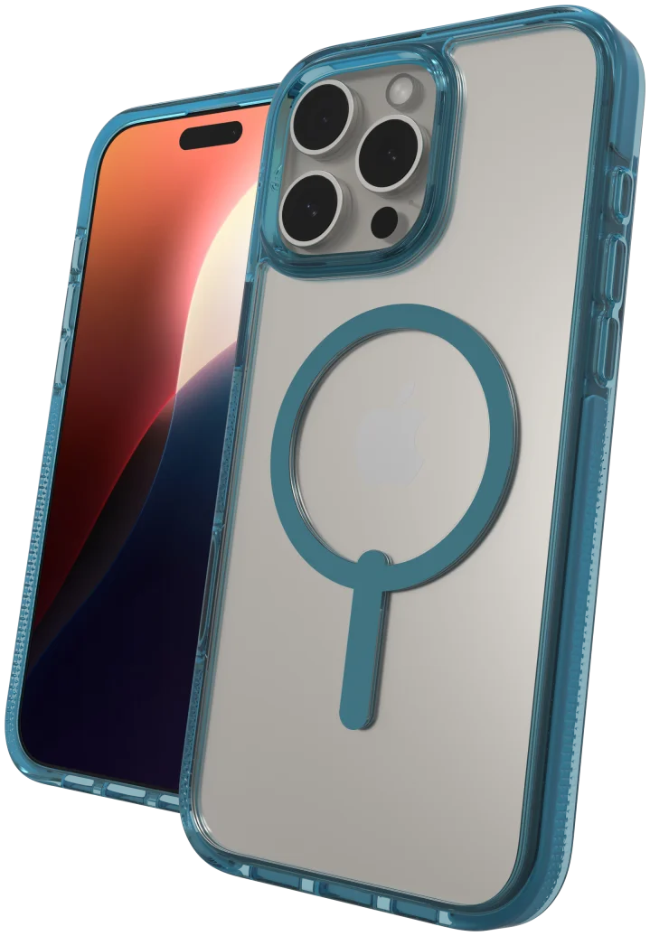 ZAGG Santa Cruz Snap iPhone 16 Pro Max Hoesje MagSafe Back Cover Blauw afbeelding 7