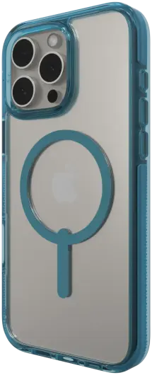 ZAGG Santa Cruz Snap iPhone 16 Pro Max Hoesje MagSafe Back Cover Blauw afbeelding 10