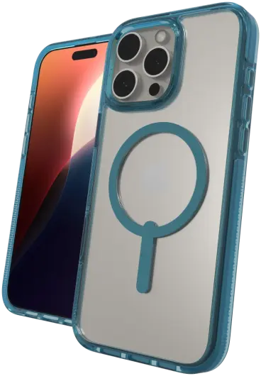 ZAGG Santa Cruz Snap iPhone 16 Pro Max Hoesje MagSafe Back Cover Blauw afbeelding 7