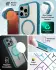ZAGG Santa Cruz Snap iPhone 16 Pro Max Hoesje MagSafe Back Cover Blauw afbeelding 3