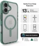 ZAGG Santa Cruz Snap Apple iPhone 16 Hoesje MagSafe Back Cover Groen