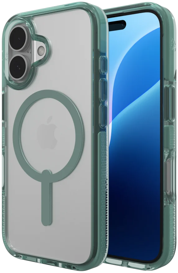 ZAGG Santa Cruz Snap Apple iPhone 16 Hoesje MagSafe Back Cover Groen