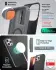 ZAGG SoHo Snap iPhone 16 Pro Max Hoesje MagSafe Back Cover Zwart afbeelding 4