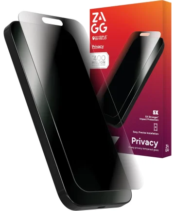 ZAGG InvisibleShield Glass Elite Privacy iPhone 16 Plus / 15 Plus Protector Screen Protectors