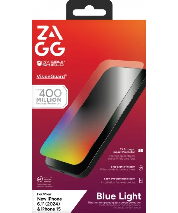 ZAGG InvisibleShield Glass Elite VG Apple iPhone 16 / 15 Screen Protector Screen Protectors