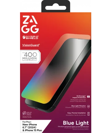 ZAGG InvisibleShield Glass Elite VG iPhone 15 Plus / 16 Plus Screen Protector Screen Protectors