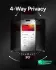 ZAGG InvisibleShield Glass Elite Privacy 360° Apple iPhone 16 / 15 Protector afbeelding 2