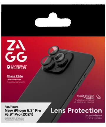 ZAGG InvisibleShield Elite iPhone 16 Pro / 16 Pro Max Camera Lens Protector Screen Protectors