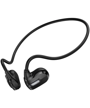 Hoco ES63 Bluetooth Sport Oordopjes met Nekband en Air Conduction Zwart Headsets