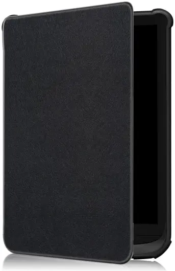 Universele PocketBook Hoes Book Case Sleep Cover Beschermhoes Zwart afbeelding 1