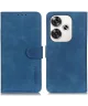 KHAZNEH Xiaomi Poco F6 Hoesje Retro Wallet Book Case Blauw