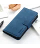 KHAZNEH Xiaomi Poco F6 Hoesje Retro Wallet Book Case Blauw