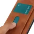 KHAZNEH Xiaomi Poco F6 Hoesje Retro Wallet Book Case Bruin afbeelding 5