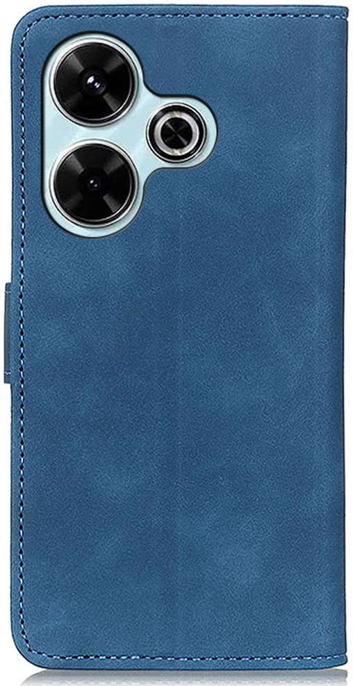 KHAZNEH Xiaomi Redmi 13 4G / Poco M6 Hoesje Retro Wallet Book Case Blauw afbeelding 9