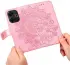 Xiaomi Redmi 13 4G / Poco M6 Hoesje Bloemen Book Case met Pasjeshouder Roze afbeelding 6