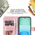 Xiaomi Redmi 13 4G / Poco M6 Hoesje Bloemen Book Case met Pasjeshouder Roze afbeelding 7