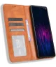 HTC U24 Pro Hoesje Wallet Book Case Kunstleer Bruin