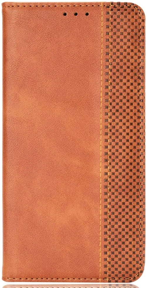 HTC U24 Pro Hoesje Wallet Book Case Kunstleer Bruin afbeelding 6