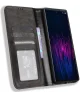 HTC U24 Pro Hoesje Wallet Book Case Kunstleer Zwart