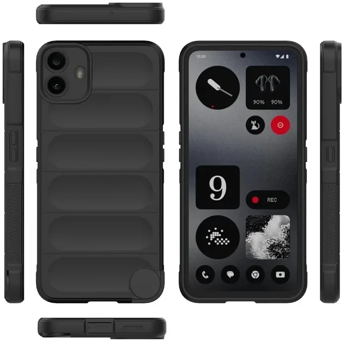 Nothing CMF Phone 1 Hoesje Rugged TPU Back Cover Zwart afbeelding 7