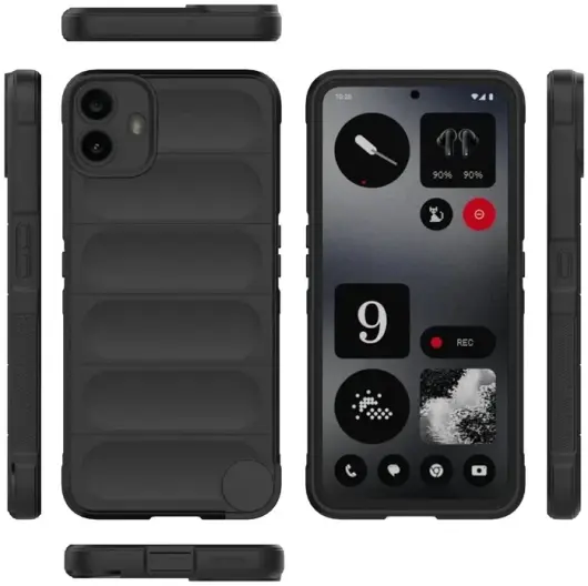 Nothing CMF Phone 1 Hoesje Rugged TPU Back Cover Zwart afbeelding 7