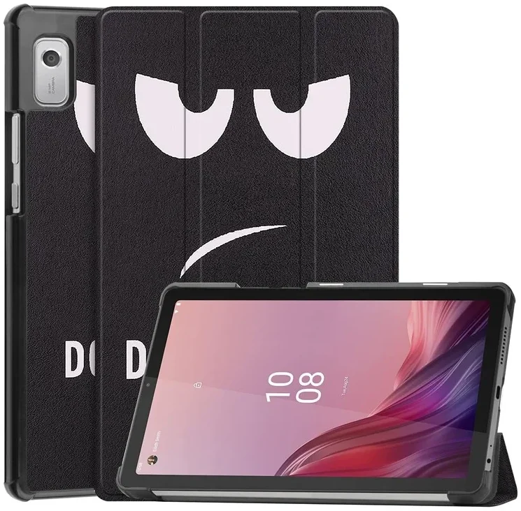 Lenovo Tab M9 Hoes Tri-Fold Book Case met Standaard Don't Touch Me afbeelding 1