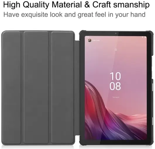 Lenovo Tab M9 Hoes Tri-Fold Book Case met Standaard Don't Touch Me afbeelding 2