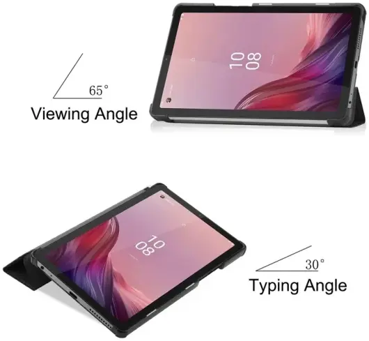Lenovo Tab M9 Hoes Tri-Fold Book Case met Standaard Don't Touch Me afbeelding 3