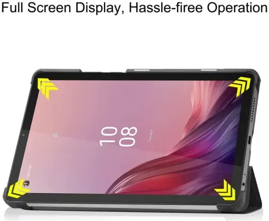 Lenovo Tab M9 Hoes Tri-Fold Book Case met Standaard Don't Touch Me afbeelding 4