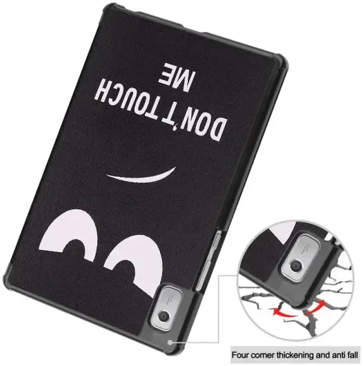 Lenovo Tab M9 Hoes Tri-Fold Book Case met Standaard Don't Touch Me afbeelding 6