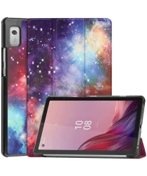 Lenovo Tab M9 Hoes Tri-Fold Book Case met Standaard Galaxy Print