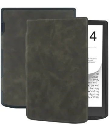 PocketBook InkPad 4 Hoes E-Reader Book Case Beschermhoes Zwart Hoesjes