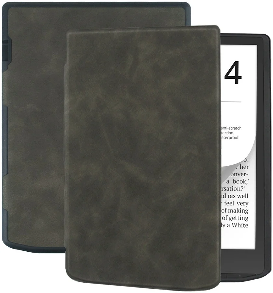 PocketBook InkPad 4 Hoes E-Reader Book Case Beschermhoes Zwart afbeelding 1