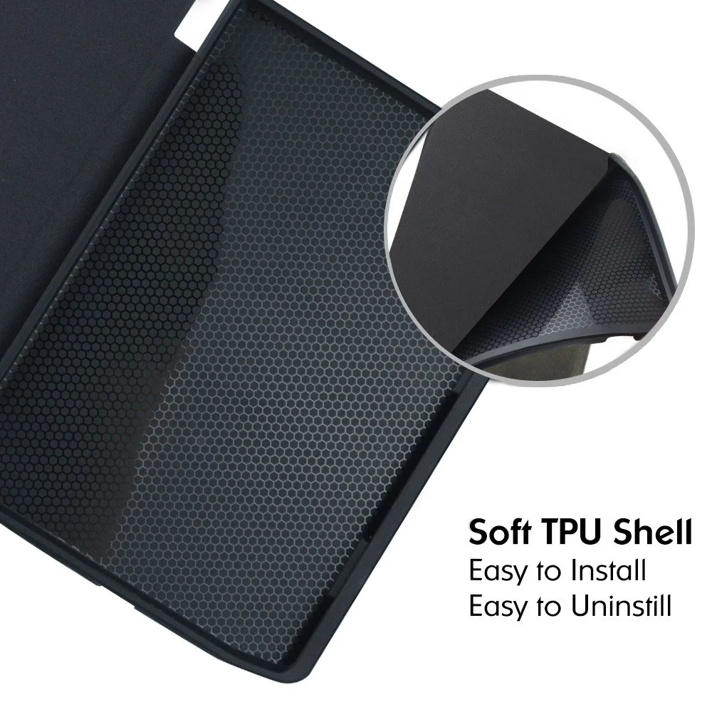 PocketBook InkPad 4 Hoes E-Reader Book Case Beschermhoes Zwart afbeelding 5
