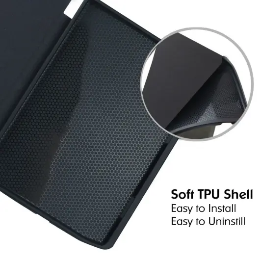 PocketBook InkPad 4 Hoes E-Reader Book Case Beschermhoes Zwart afbeelding 5