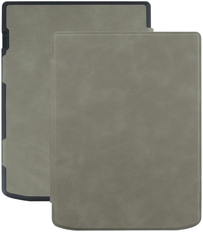 PocketBook InkPad 4 Hoes E-Reader Book Case Beschermhoes Grijs afbeelding 1